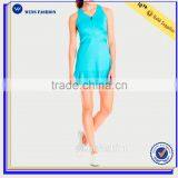 Hot Sale 2017 Sexy Fashion Sports Wear Sleeveless Women Tennis Dress thumbnail-1