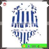 2017 New Style Kids Infant Custom Blue and White Stripe Swimsuit Children Bikini for Little Baby Girls Swimwear thumbnail-1