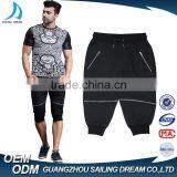 2016 Hot Sale High Quality 4 Zipper Design 3/4 Short Pants European Style Fashion Cheap Half Pants for Men thumbnail-1