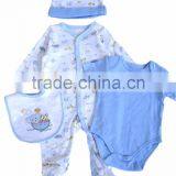 Hot Selling Newborn Baby Clothes 4pcs Baby Gift Sets thumbnail-2