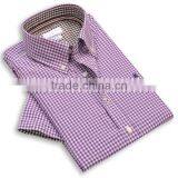 Top 5 Brand t Shirt for Men Plaid Fabric Men T-shirts Embroidery Designs thumbnail-1