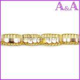 2017 Nice Embroidery Sequin Decorative Lace Trim (YFT-099) thumbnail-3