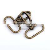 32mm 1.25inch Silver Nickle, Antique Brass Alloy Swivel Clasps Snap Key Hooks DIY Key Chain Ring Clip Buckle HK-012 thumbnail-3
