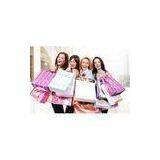 OEM UV Customized Colored Printed Reusable Paper Shopping Bags Wholesale