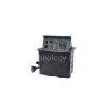 Aluminum Pop Up Desk Sockets For Conference Table With 3.5mm Audio Network