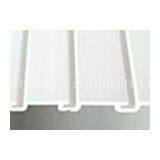 White Storage Wall Panels / Slat Walling Panels For Laundry Room thumbnail-1