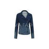 long sleeve ladies tops Warm Womens Jackets outerwear blue jean jacket