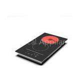 Eco-friendly Small Double Burner Induction Cooker , Super Thin Portable Induction Cooktop