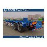 High Strength Steel 2 axles 45ft terminal container trailers chassis Low Maintenance