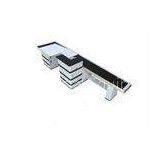 Polished 9 Feet Cash Register Table Counter Conveyor Belt Grocery Store With Aluminum Alloy Edge