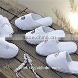Top Quality Cotton Velvet Personalized Hotel Slippers With Logo thumbnail-4