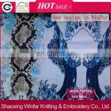 Shaoxing Winfar Textile New Design DTY Polyester Scuba Custom Digital Printing on Knitted Fabric thumbnail-1