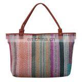 Vintage Kantha Traditional Shoulder Bag Ladies Kantha Cotton Bag thumbnail-1