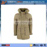High Quality Cotton Parka With Detachable Hood Mens Parka Jacket thumbnail-1