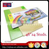 All size Raw ABS plastic building blocks toys baseplate bulding plate sand base plate 48*24 studs