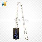 high quality cheap custom metal blank antique military souvenir dog tag