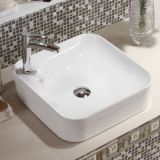 2018 new good sale thin square white wash basin