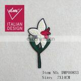 Hot Sell Pearl Beaded Applique Fashion Design Flower Patch thumbnail-1