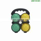 6 Plastic Kid Boule Ball Set Beach Bocce Ball Petanque Set Plastic Bocce Ball thumbnail-3