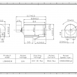 Cylindrical Vibration Motor LD8404E18 thumbnail-2