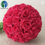 Best Artificial Rose Flower Ball Silk Decoration thumbnail-1