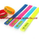 Colored Hook And Loop Cable Ties Nylon Band With Buckle