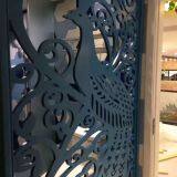 Beautiful Shape Grill Window Billboard Decoration / Airport Aluminum Grill Window thumbnail-2