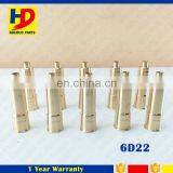 Diesel Engine Small Spare Parts Copper Fuel Injector Nozzle Sleeve Nozzle Tube For 6D22 Engine