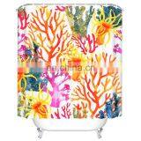 Custom Ocean Sea Star Patterns Mouldproof Shower Curtain Liner With Magnets thumbnail-2