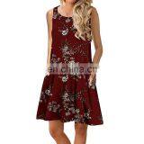 2019 New Design Fashion Clothes Casual Wear Women O Neck Dress Summer Lady Dress thumbnail-7