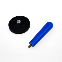 Neodymium Rubber Coated Pot Magnet With Screw Holding Base thumbnail-5