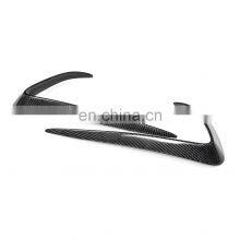 High Quality Carbon Fiber Fog Light Cover Canards for Tesla Model x thumbnail-1