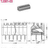 3.05mm Screwless Spring Terminal Block for Electric Equitment Wholesale thumbnail-2