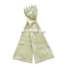 Custom White long sleeve safety cold protection elastic industrial use gloves