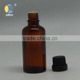 50ml Amber Essential Oil Glass Bottle With Black Plastic Cap Supplier's Choice thumbnail-5