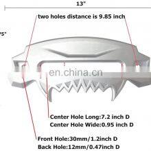 J071 Universal Beast Front Bumper Aluminum 4x4 Hawse Fairlead Synthetic Winch for SUV Wrangler Rubicon Sahara Sport JK JKU Car A thumbnail-2
