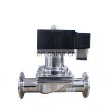 24VDC Stainless Steel Food Safe Sanitary Beer Solenoid Valve thumbnail-1