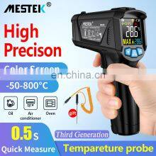 Industrial Non-contact Thermometer With K Probe Temperature Meter Point IR02B -50~800C Pyrometer Digital Temperature Device thumbnail-2