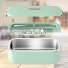 220 V 110 V 40 V Stainless Steel Electric Heating Lunch Box Office School Home Food Warmer Container Heater Bento Box thumbnail-5