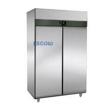 ES-QC1.0L4F Upright Double Door Stainless Steel Fridge