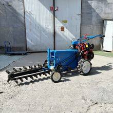 Chain Trencher Diesel Hand-guided Orchard Greenhouse Trencher Multi-functional Cable Conduit Burying and Trenching Machine thumbnail-3