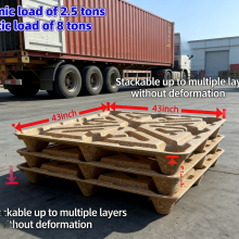 High-Strength, Nail-Free, Splinter-Free Molded Wood Pallets — Specialized for Warehousing and Logistics thumbnail-5
