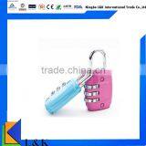 Colorful 3-digit Resettable Travel Lock/wholesale Promotional Lock
