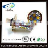 Super Bright Auto Led Light Bulbs 80W H7 16SMD Car Led Fog Light thumbnail-3