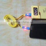 2015 Smile Face V8 Micro USB Cable For Samsung S6 S5 Note 2 Note Micro USB Cable With Led Light Quality Choice thumbnail-2