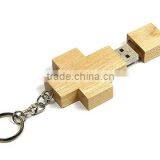 Customized Cross Shape Wooden Usb Hard Drive 16GB thumbnail-2