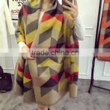 New Winter Warm Geometry Pattern Fashion Ladies Pashmina Shawl Wool Scarf thumbnail-5