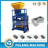 QTF40-1 low investment high demand manual concrete hollow block moulding machine