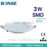 Foshan Ronse Dimmable Led Downlight Recessed Led Down Light(TD25E03S 3W)