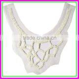 China Factory Garments Parts,Fashion NEW Cheap OEM/ODM Korean Handmade Pearl White False Collar thumbnail-1